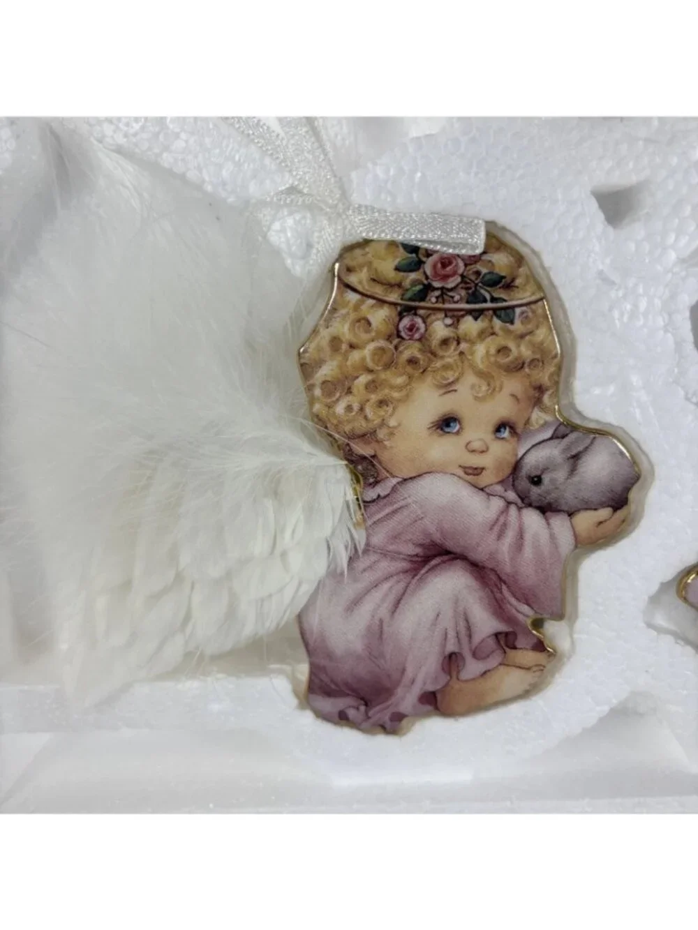 Bradford Editions Small Blessings Angels Ornaments Porcelain Set of 3